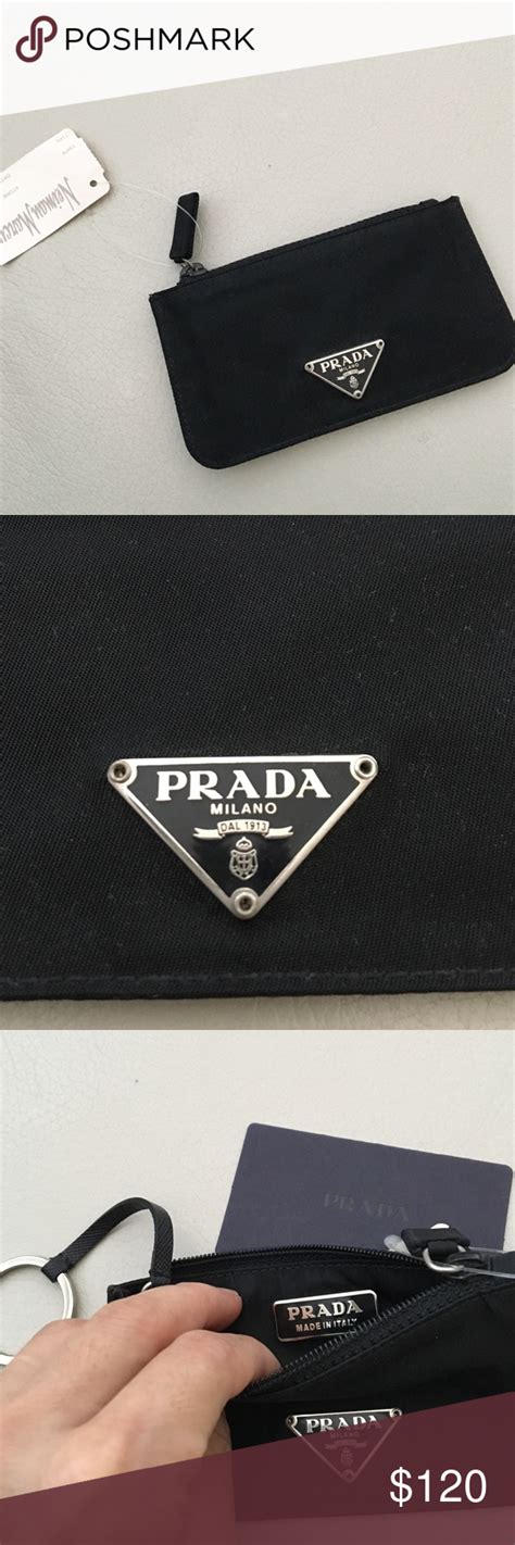 prada key chain wallet|Prada keychain wallet dupe.